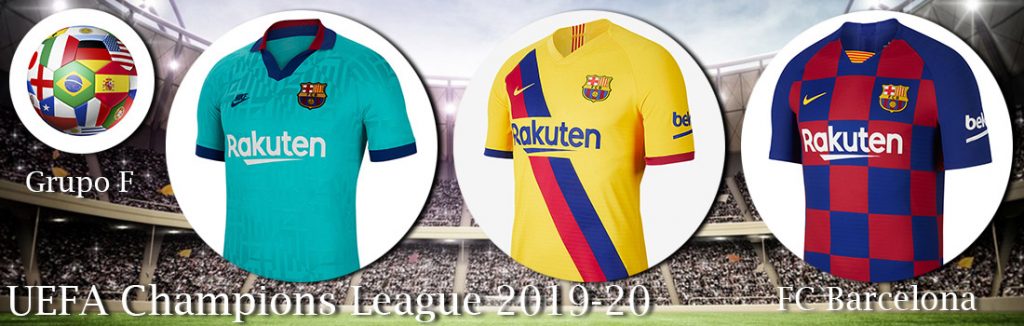 camisetas de la UEFA Champions League-2019-20 barcelona grupo f